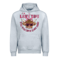 Heather Grey love you till the cows come home Urban Hoodie - MaliasSmallBusiness