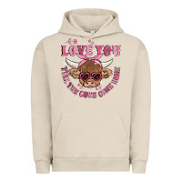 Pigment French Oak love you till the cows come home Urban Hoodie - MaliasSmallBusiness