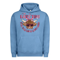 Pigment Pebble Blue love you till the cows come home Urban Hoodie - MaliasSmallBusiness