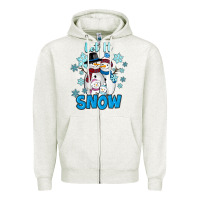 Let It Snow Zipper Hoodie | Teevron