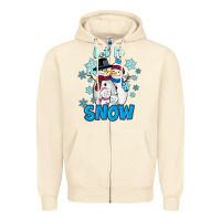 Sandshell let it snow Zipper Hoodie - RanaPortraitStore