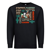 Black coffee Premium Sweatshirt - AdoDesignShop