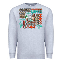 Heather Grey coffee Premium Sweatshirt - AdoDesignShop