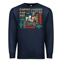 Navy coffee Premium Sweatshirt - AdoDesignShop