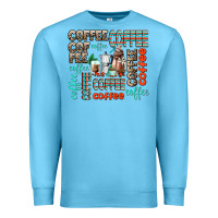 Ocean Blue coffee Premium Sweatshirt - AdoDesignShop