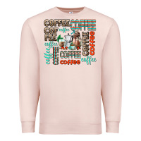 Pale Pink coffee Premium Sweatshirt - AdoDesignShop