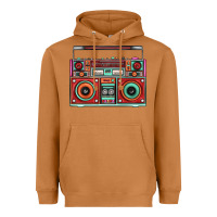 Meerkat Boombox Heavyweight Hoodie - FaDigitalArtStudio
