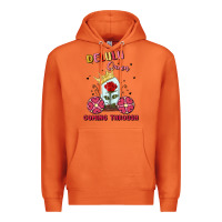 Carrot delulu queen coming through Premium Hoodie - MaliasSmallBusiness