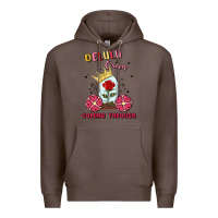 Coffee delulu queen coming through Premium Hoodie - MaliasSmallBusiness