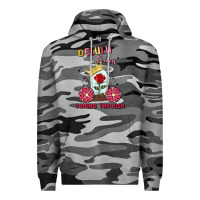 Slate Camo delulu queen coming through Premium Hoodie - MaliasSmallBusiness
