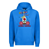 True Royal delulu queen coming through Premium Hoodie - MaliasSmallBusiness
