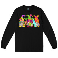 Black summer gnomes Long Sleeve Tee - Zillion Design Studio
