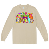Mushroom summer gnomes Long Sleeve Tee - Zillion Design Studio