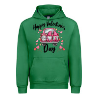 Emerald happy valentine's day gnome truck Urban Hoodie - MaliasSmallBusiness
