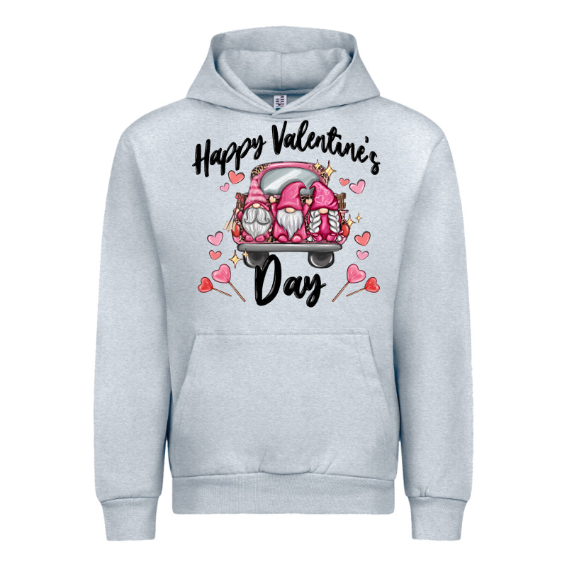 Happy Valentine's Day Gnome Truck Urban Hoodie by MaliasSmallBusiness | Teevron