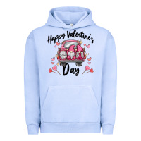 Pigment Grape Ice happy valentine's day gnome truck Urban Hoodie - MaliasSmallBusiness