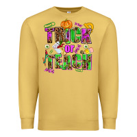 Antique Gold trick or teach Premium Sweatshirt - AdoDesignShop