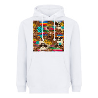 White western sunflower bucket cow seamless pattern Heavyweight Hoodie - HRA Design Shop