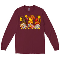 Burgundy softball gnomes Long Sleeve Tee - Zillion Design Studio