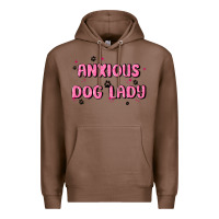 Chestnut anxious dog lady Premium Hoodie - MaliasSmallBusiness