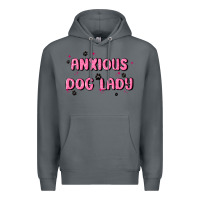 Rock anxious dog lady Premium Hoodie - MaliasSmallBusiness