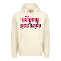 Sandshell anxious dog lady Premium Hoodie - MaliasSmallBusiness