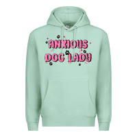 Seafoam anxious dog lady Premium Hoodie - MaliasSmallBusiness