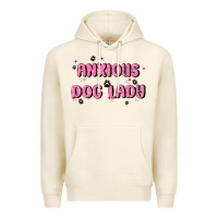 Tofu anxious dog lady Premium Hoodie - MaliasSmallBusiness