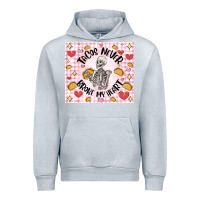 Heather Grey tacos never broke my heart Urban Hoodie - MaliasSmallBusiness