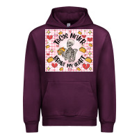 Mauve Wine tacos never broke my heart Urban Hoodie - MaliasSmallBusiness