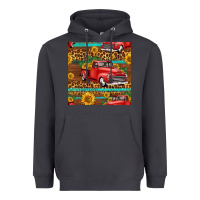 Smoke western farm truck seamless pattern Heavyweight Hoodie - HRA Design Shop