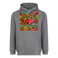 Storm western farm truck seamless pattern Heavyweight Hoodie - HRA Design Shop