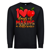 Black 100 days of making a difference Premium Sweatshirt - Artiststas