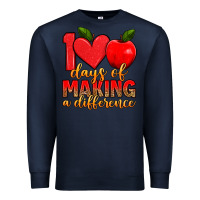 Navy 100 days of making a difference Premium Sweatshirt - Artiststas