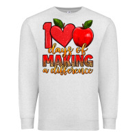 Oatmeal Heather 100 days of making a difference Premium Sweatshirt - Artiststas