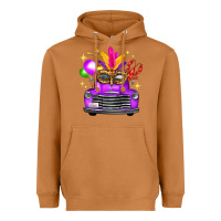 Meerkat mardi gras truck leopard mask Heavyweight Hoodie - FaDigitalArtStudio