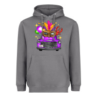 Storm mardi gras truck leopard mask Heavyweight Hoodie - FaDigitalArtStudio