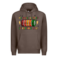 Coffee social battery Premium Hoodie - MaliasSmallBusiness