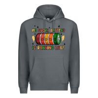 Rock social battery Premium Hoodie - MaliasSmallBusiness