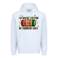 White social battery Premium Hoodie - MaliasSmallBusiness