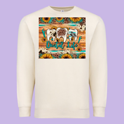 Dental Life Premium Sweatshirt Designed By Jahusdesignshop