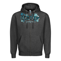 Charcoal Heather it's freezing season winter Zipper Hoodie - RanaPortraitStore