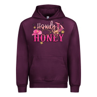 Mauve Wine howdy honey Urban Hoodie - MaliasSmallBusiness
