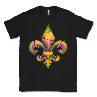 Black mardi gras fleur de lis Classic Tee - RanaPortraitStore