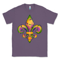 Lavender mardi gras fleur de lis Classic Tee - RanaPortraitStore