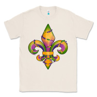 Natural mardi gras fleur de lis Classic Tee - RanaPortraitStore