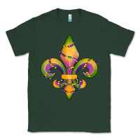 Sports Green mardi gras fleur de lis Classic Tee - RanaPortraitStore