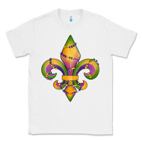 White mardi gras fleur de lis Classic Tee - RanaPortraitStore