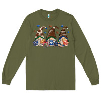 Army Green football gnomes Long Sleeve Tee - Zillion Design Studio