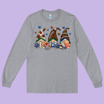 Football Gnomes Long Sleeve Tee Designed By Zillion Design Studio